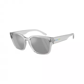 Arnette AN4325-28586G uniszex téglalap alakú napszemüveg, matt fekete keret, sötétszürke lencse, 54-19-145 mm