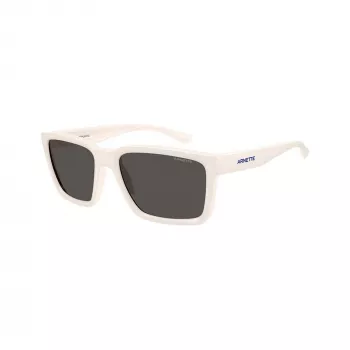 Arnette AN4346-296387 férfi napszemüveg, téglalap alakú, matt fekete keret, szürke lencse, 57-18-140 mm