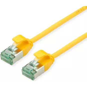 ROLINE RM U/FTP patchkábel Cat.6A Class EA Slim sárga 1,5m 21.45.3324