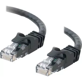 Cables2Go 0,5m Cat6 UTP Ethernet patchkábel, fekete, Snagless, PVC köpeny 83405