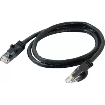 Cables2Go 0,5m Cat6 UTP Ethernet patchkábel, fekete, Snagless, PVC köpeny 83405