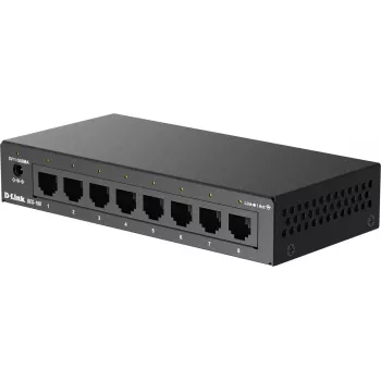 D-Link DES-108/V/E 8-portos Fast Ethernet nem menedzselt asztali switch