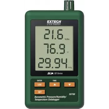 Extech SD700 hőmérséklet-, páratartalom- és légnyomás-adatnaplózó SD-kártyával