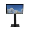 HI-ND MOUNTS HI-ND padlóállvány üveg univerzális 49-65 inch LCD-kijelző padlóállvány - fekete (RAL 9005) FS0000-5001-02