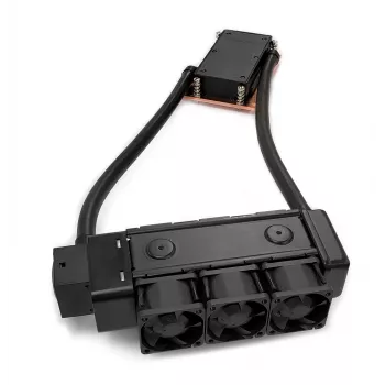Dynatron L36 1U aktív folyadékhűtéses CPU-hűtő AMD SP6/TR5-höz, 300W TDP, réz hűtőlemez, 40mm dupla golyóscsapágyas ventilátor, 10000 ford/perc