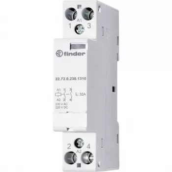 Finder 22.72.0.230.1310 moduláris kontaktor 2 NO 25 A 230 V AC