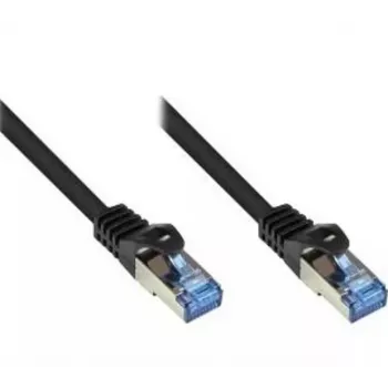 ESTARS Dätwyler Uninet 7702 FRNC Cat 6A S/STP patch kábel Hirose TM31 RJ45 csatlakozóval, fekete, 1,5 m (ES1.7.0150BK)