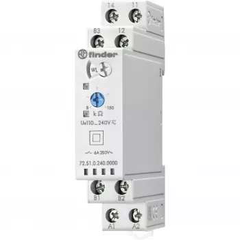 Finder 72.51.0.240.0000 feszültségfigyelő relé, 240 V AC, 2 CO, DIN-sín