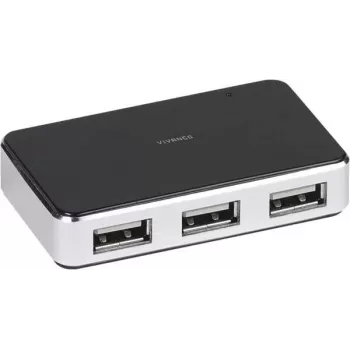 Vivanco USB 2.0 4-Port Hub with 3 m Cable (VVITHUB2V4PORTS)