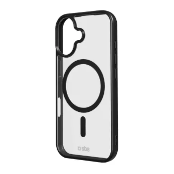 SBS tok Apple iPhone 17 átlátszó fekete MagSafe-kompatibilis TEMAGCOLIP1763K