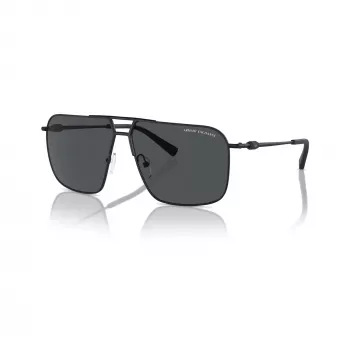Armani Exchange férfi szögletes napszemüveg AX2050S609980 matt fekete/sötétszürke 60mm
