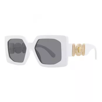 Versace VE4478U31487 női cat-eye napszemüveg, fekete keret, sötétszürke lencse, 56/18/145 mm