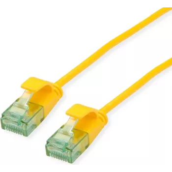 ROLINE RM UTP patchkábel Cat.6A/Class EA SLIM sárga 1m 21.45.3423