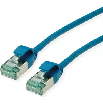 ROLINE RM U/FTP Cat.6A Class EA Slim patchkábel, kék, 2 m 21.45.3345