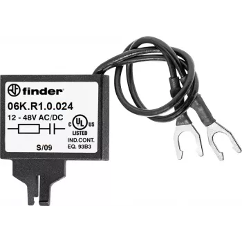 Finder RC zavarszűrő modul 06K.R1.0.024 24V AC/DC relétekercsekhez