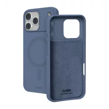 SBS Instinct Mag tok iPhone 18 Pro Max / 17 Pro Max-hoz, MagSafe-kompatibilis, kék