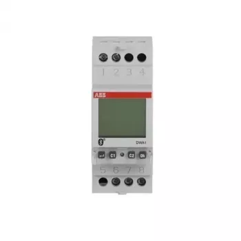 ABB DWA1 Bluetooth digitális csillagászati időkapcsoló, 1 csatorna, DIN-sín, 230 V AC, 16 A 2CSM222511R1000