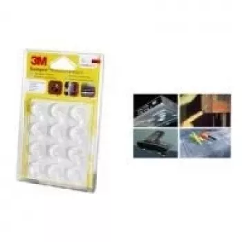 3M Bumpon védőütköző SJ5309BL átlátszó kerek 22,3 mm átmérő, 10,1 mm magasság, öntapadós