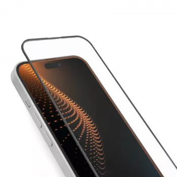 SBS Mobile edzett üveg képernyővédő fólia Apple iPhone 16 / iPhone 15 / iPhone 15 Pro - 9H keménység, karcolásálló, oleofób, buborékmentes, 1 darabos csomag TED3OSCRGLIP1661