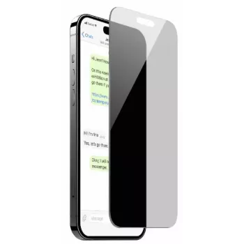 SBS Mobile Privacy edzett üveg képernyővédő fólia iPhone 15 és iPhone 16 oldalvédelemmel PUSDGPRIPHONE1661