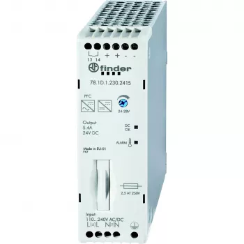 Finder 78.1D.1.230.2415 DIN-sínre szerelhető tápegység 24 V/DC 5,4 A 130 W