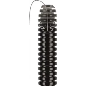 GEWISS DX15125R flexibilis bordázott cső 25 mm fekete 75 m behúzóhuzallal