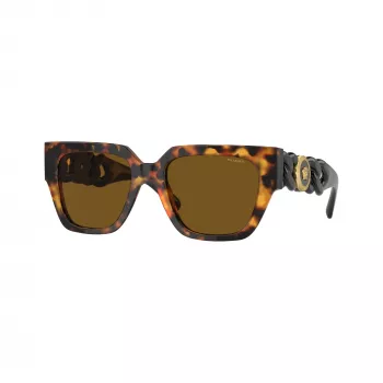 Versace VE4409-511983 női cat-eye napszemüveg, Havana keret, sötétszürke gradient lencsék, 54 mm