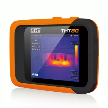 HT Instruments THT80 hőkamera, -20 és +550 °C között, 25 Hz, beépített digitális kamera, WiFi, érintőképernyő 1011275