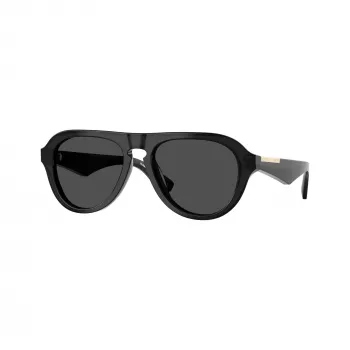 Burberry férfi BE4437U szögletes napszemüveg, Havana/sötétszürke, 55mm, BE4437U411287