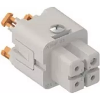 ILME CKSHF03 hüvelybetét 3P+PE ezüst SQUICH 10A 400V