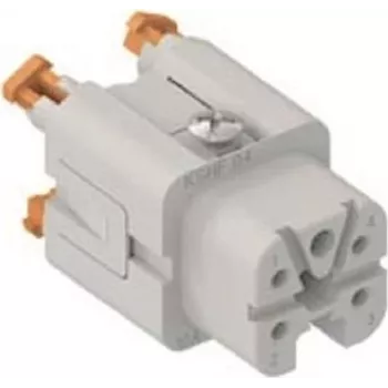 ILME CKSHF04 hüvelybetét 4P+PE ezüst SQUICH 10A 400V 21.21 méret