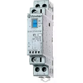 Finder installációs mágneskapcsoló 24V AC/DC, 1NO+1NC, LED 22.32.0.024.4540