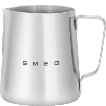 Smeg CMMJ01 tejhabosító kanna 50-es évek stílusban ezüst rozsdamentes acél