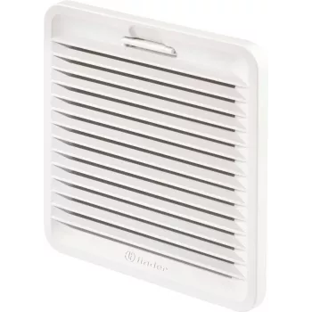 Finder 7F.02.0.000.2000.0 elszívószűrő, 155 x 155 x 22,6 mm, G3, IP54, világosszürke