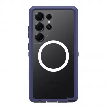 OTTERBOX Defender XT Clear MagSafe tok Samsung Galaxy S25 Ultra – lila (Thistle Purple) 77-97585