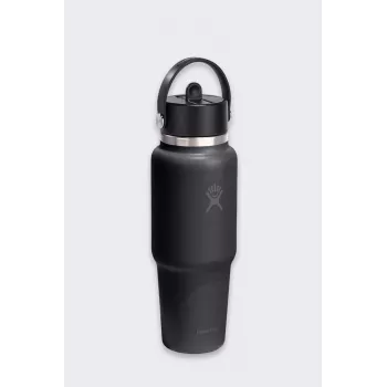 Hydro Flask 32 Oz Wide Flex Straw utazópalack (946 ml) – fekete