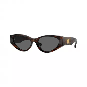Versace VE4454-542987 női cat-eye napszemüveg, havanna/sötétszürke, 55mm