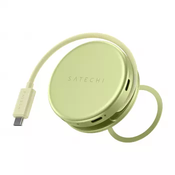 Satechi OntheGo 5-in-1 többportos adapter - USB-C hub 4K HDMI-val, USB-C 5Gbps, USB-A 5Gbps, SD-kártyaolvasó, 60W PD pass-through (Citrus)