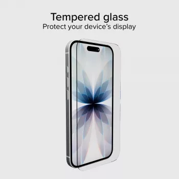 SBS Mobile edzett üveg kijelzővédő fólia Apple iPhone 17 / 17 Pro / 16 Pro készülékhez TESCRGLIP1763