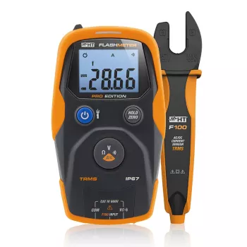 HT Instruments Flashmeter Pro TRMS digitális multiméter luxmérővel és vakuidő-méréssel 1010601