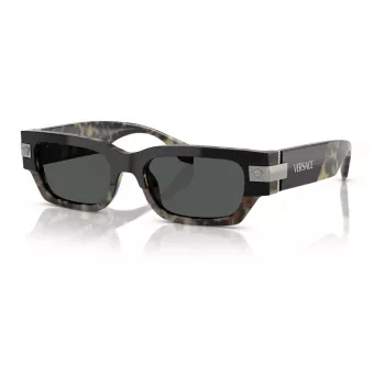 Versace női VE4465-545687 napszemüveg, fekete keret, sötétszürke lencse, 54mm