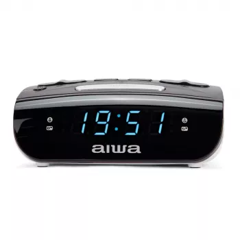 AIWA CR-15 digitális rádiós ébresztőóra, fekete