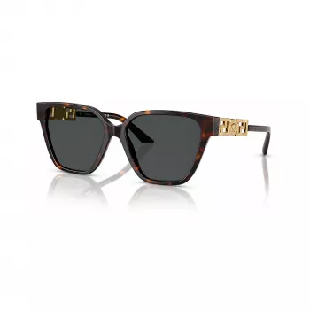 Versace VE4471B10887 női napszemüveg – Havana keret, sötétszürke lencse, 56mm
