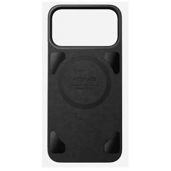 NOMAD Magnetic Leather Back iPhone 17 Pro Max-hoz, MagSafe-kompatibilis, Horween-bőr (fekete)
