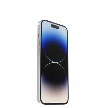 OtterBox Trusted Glass kijelzővédő fólia Apple iPhone 14 Pro Max-hoz – edzett üveg, tiszta, 9H keménység, antimikrobiális, oleofób, egyszerű felhelyezés Screen Machine-nel 77-88923
