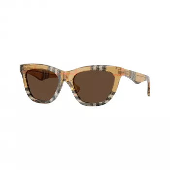 Burberry BE4435-414673 női napszemüveg, fekete keret, sötétszürke lencse, 53/18/140 mm