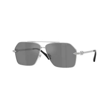 Versace VE2284-10006G férfi napszemüveg, fekete keret, szürke lencse, 63mm
