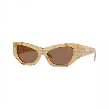 Burberry női BE4450U415773 szögletes napszemüveg, Havana/barna színátmenet, 54mm