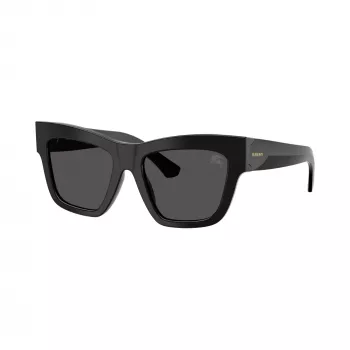 Burberry BE4449-300187 női macskaszem napszemüveg, fekete keret, szürke színátmenetes lencse, 53mm