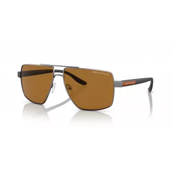 Armani Exchange AX2037S 600383 férfi polarizált pilóta napszemüveg, matt fekete/szürke, 60mm